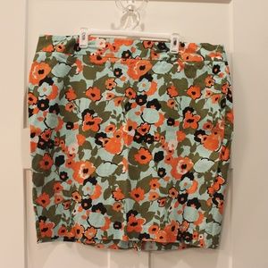 Lane Bryant floral skirt
